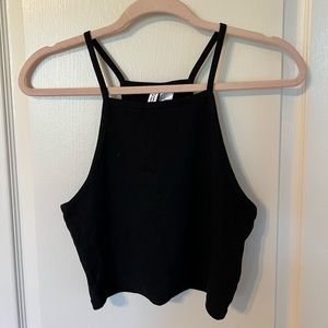 H&M Black Tank Crop